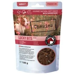 Chewies Lucky Bits - Pack Mixto 27 Chewies Lucky Bits - Pack Mixto -Mascota Suministros Ventas 044883 chw luckybits adult pferd 100g front 72dpi 1500px 4