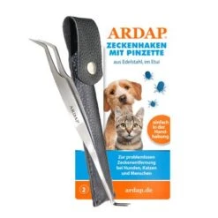 Ardap Gancho Quitagarrapatas Con Pinza -Mascota Suministros Ventas 077436 ardap zeckenhaken pinzette 1600px 300dpi produktbild 0