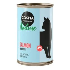 Cosma Nature 6 X 140 G 33 Cosma Nature 6 X 140 G -Mascota Suministros Ventas 104067 cosma nature salmon 140g 2