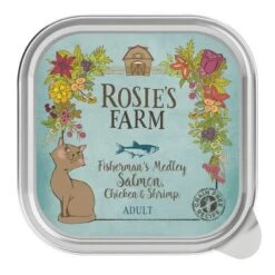 Rosie's Farm 32 X 100 G Comida Húmeda Para Gatos - Pack Ahorro -Mascota Suministros Ventas 106404 pla rosie sfarm cats salmon chicken 100g 9