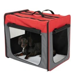 Caseta Plegable First Class Basic Roja -Mascota Suministros Ventas 109203 transporthuette fg 9945 9