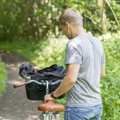 Cesta Para Bicicletas Trixie Friends On Tour Front -Mascota Suministros Ventas 110146 trixie front fahrradkorb hs 15 3