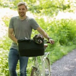 Cesta Para Bicicletas Trixie Friends On Tour Front -Mascota Suministros Ventas 110146 trixie front fahrradkorb hs 16 8