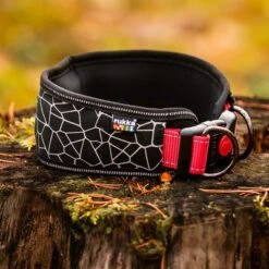 Rukka® Cube Soft Collar, Rojo / Negro -Mascota Suministros Ventas 139798 lfashion rukka cube soft halsband rot hs 07 5
