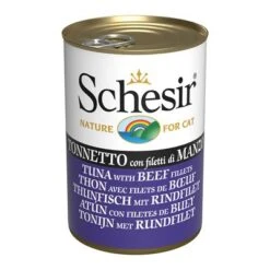 Schesir 6 X 140 G -Mascota Suministros Ventas 140097 pla mp schesir cat dose in gelatine 6x140g thunfisch mit rinderfilet hs 01 8