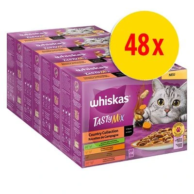 Whiskas Tasty Mix 48 X 85 G Pack Mixto En Bolsitas 3 Whiskas Tasty Mix 48 X 85 G Pack Mixto En Bolsitas