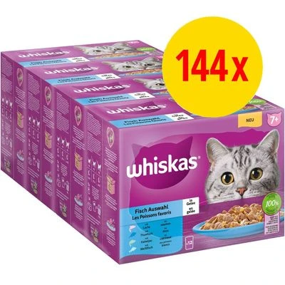 Whiskas Senior En Bolsitas 144 X 100 G - Megapack Ahorro 3 Whiskas Senior En Bolsitas 144 X 100 G - Megapack Ahorro