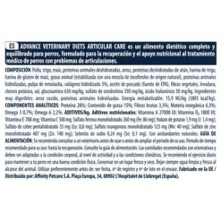 Advance Articular Care Veterinary Diets Pienso Para Perros -Mascota Suministros Ventas 15 kg 62343 8410650237534 dog 1 4