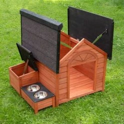 Caseta De Madera Jackson Para Perros 21 Caseta De Madera Jackson Para Perros -Mascota Suministros Ventas 167896 jackson outside fg 4161 9