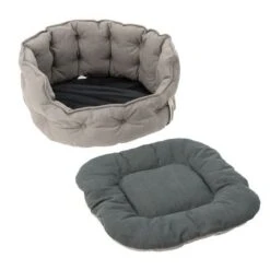 Cama Cozy EcoLIFE Gris Para Perros -Mascota Suministros Ventas 180712 cozy ecolife grau fg 6373 1