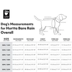 Chubasquero Bare Pine Hurtta Para Perros -Mascota Suministros Ventas 188303 188304 188305 188396 186542 186543 hurtta forzooplus bare regenoverall pine hs 05 5