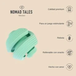 Pelota Portasnacks Nomad Tales Bloom Snack Roller Juguete Para Perros 14 Pelota Portasnacks Nomad Tales Bloom Snack Roller Juguete Para Perros -Mascota Suministros Ventas 1 2023 02 nomadtales usps rollingball 1000x1000 uk 9