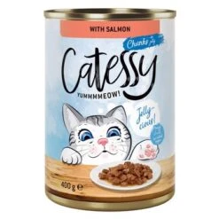 Catessy Bocaditos 12 X 400 G En Latas -Mascota Suministros Ventas 1 59345 pla catessy jelly salmon 400g 3