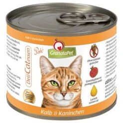 GranataPet DeliCatessen 6 X 200 G -Mascota Suministros Ventas 1 70708 pla granatapetdelicatessen kalb kaninchen 200g 5