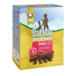 PROMO: Pack 224 Uds. Barkoo Dental Snacks Para Perros -Mascota Suministros Ventas 1 barkoo dental medium 4x180g 1000x1000 8