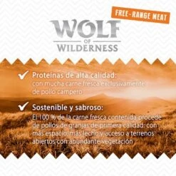 Wolf Of Wilderness Free Range 6 X 400 G 17 Wolf Of Wilderness Free Range 6 X 400 G -Mascota Suministros Ventas 2021 09 wow freerange wet board wideacres 1000x1000 es 9