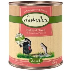 Lukullus Adult Sin Cereales 6 X 800 G -Mascota Suministros Ventas 2023 09 lk 800g apf adult turkey trout 1000x1000 3