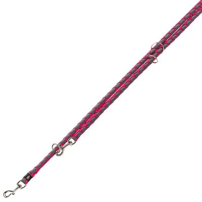 Correa Ajustable Trixie Cavo Fucsia Y Grafito Para Perros 5 Correa Ajustable Trixie Cavo Fucsia Y Grafito Para Perros - Imagen 3
