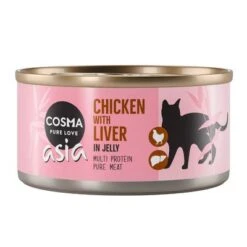 Cosma Asia En Gelatina 6 X 170 G 30 Cosma Asia En Gelatina 6 X 170 G -Mascota Suministros Ventas 21759 pla cosma asia chickenliver 170g 2