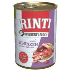 Rinti Kennerfleisch 6 X 400 G 26 Rinti Kennerfleisch 6 X 400 G -Mascota Suministros Ventas 22268 pla bilder rinti kennerfleisch schinken 400g hs 01 3