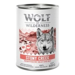Wolf Of Wilderness Expedition 6 X 400 G 14 Wolf Of Wilderness Expedition 6 X 400 G -Mascota Suministros Ventas 2309 wow poultry based stony creek 400g front 1000x1000 2