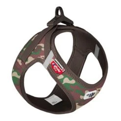 Arnés Curli Vest Clasp Air-Mesh Camuflaje Para Perros