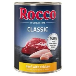 Pack De Prueba Mixto: Rocco Classic 6 X 400 G -Mascota Suministros Ventas 28023 pla megapack rocc classic rindhuhn 400g hs 01 8