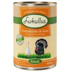 Lukullus Variado En Pack Ahorro: 24 X 400 G 4 Surtidos -Mascota Suministros Ventas 28050 pla lukullus putenherzen gans 6 x 400 g 9