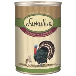 Lukullus Variado En Pack Ahorro: 24 X 400 G 4 Surtidos -Mascota Suministros Ventas 28054 pla lukullus wildkaninchen truthahn 6 x 400 g 1