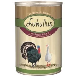 Lukullus Variado En Pack Ahorro: 24 X 400 G 4 Surtidos -Mascota Suministros Ventas 28056 pla lukullus putenherzen gans 6 x 400 g 7