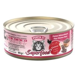 Porta 21 Superfood Comida Húmeda Para Gatos 6 X 80 G -Mascota Suministros Ventas 308297 pla porta21 superfood huhnquinoa 80g hs 01 5