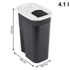 Contenedor De Pienso Rotho MyPet Flo Para Servir 12 Contenedor De Pienso Rotho MyPet Flo Para Servir -Mascota Suministros Ventas 334796 mypet flo tierfutter schuettdose hs 04 2