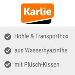 Cesta De Viaje Y Cueva Karlie Salus Para Mascotas -Mascota Suministros Ventas 341219 karlie reisekorb salus hs 03 5