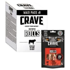 Crave Maxi High Protein Rolls Snacks Para Perros -Mascota Suministros Ventas 371398 mars crave maxi highprotein rolls rind hs 03 0