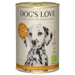 Dog´s Love Bio 6 X 400 G Comida Húmeda Ecológica Para Perros -Mascota Suministros Ventas 381303 pla dogslove bio pute 400g hs 01 8