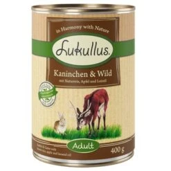 Lukullus Variado En Pack Ahorro: 24 X 400 G 4 Surtidos -Mascota Suministros Ventas 400g kaninchen wild 1000x1000bbb 4