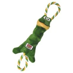 KONG Tugger Knots Rana De Peluche Con Sonido Para Perros -Mascota Suministros Ventas 46550 PLA KONG Tugger Knots Frog 4