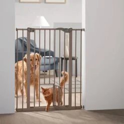 Barrera Savic Dog Barrier Con Puerta Gatera -Mascota Suministros Ventas 50424 savic absperrgitter dog barrier katzentuer hs 02 7