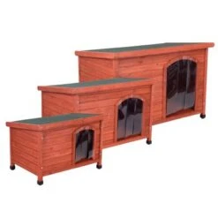 Caseta De Madera Woody Con Puerta Para Perros 26 Caseta De Madera Woody Con Puerta Para Perros -Mascota Suministros Ventas 55517 55518 55427 pla fg 8265 0