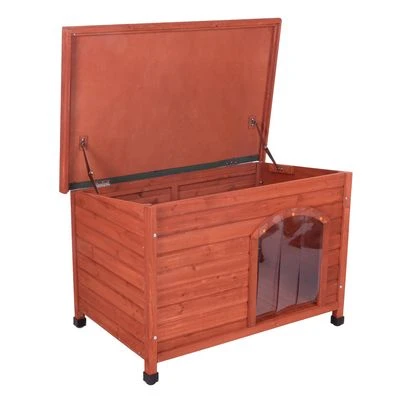 Caseta De Madera Woody Con Puerta Para Perros 5 Caseta De Madera Woody Con Puerta Para Perros - Imagen 3