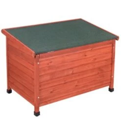 Caseta De Madera Woody Con Puerta Para Perros 31 Caseta De Madera Woody Con Puerta Para Perros -Mascota Suministros Ventas 55518 pla woody flachdach fg 8292 5