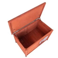 Caseta De Madera Woody Con Puerta Para Perros 24 Caseta De Madera Woody Con Puerta Para Perros -Mascota Suministros Ventas 55518 woody flachdach fg 8288 9