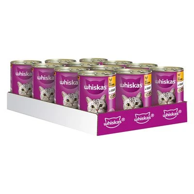 Whiskas 1+ Años En Lata 12 X 400 G 6 Whiskas 1+ Años En Lata 12 X 400 G - Imagen 4