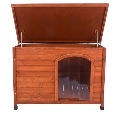 Caseta De Madera Woody Premium Con Puerta Para Perros 6 Caseta De Madera Woody Premium Con Puerta Para Perros - Imagen 4