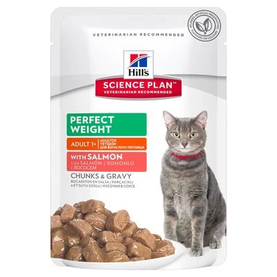 Hill's Science Plan Hill's Perfect Weight Sobres Para Gatos 8 Hill's Science Plan Hill's Perfect Weight Sobres Para Gatos - Imagen 6