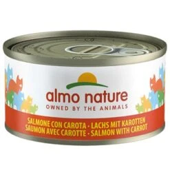 Almo Nature Con Pescado 24 X 70 G - Pack Ahorro 23 Almo Nature Con Pescado 24 X 70 G - Pack Ahorro -Mascota Suministros Ventas 72696 pla almonature lachsmitkarotten 3
