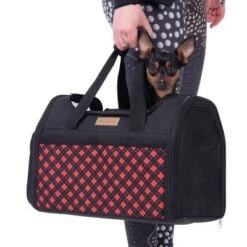 Bolso De Transporte A Cuadros Para Mascotas 39 Bolso De Transporte A Cuadros Para Mascotas -Mascota Suministros Ventas 79331 tragetasche hund fg 7520 0