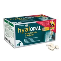 Hyaloral Para Perros De Razas Pequeñas Y Medianas -Mascota Suministros Ventas 81443 pla gepork hyaloral 90comp 9