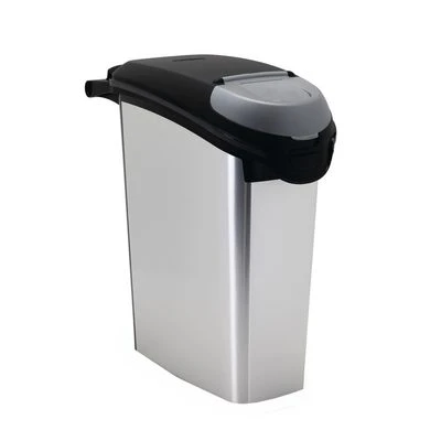 Contenedor De Pienso Curver Con Efecto Metálico Para Perros 3 Contenedor De Pienso Curver Con Efecto Metálico Para Perros