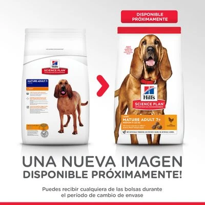 Hill's Science Plan Hill's Mature Adult 7+ Light Medium Science Plan Con Pollo 4 Hill's Science Plan Hill's Mature Adult 7+ Light Medium Science Plan Con Pollo - Imagen 2
